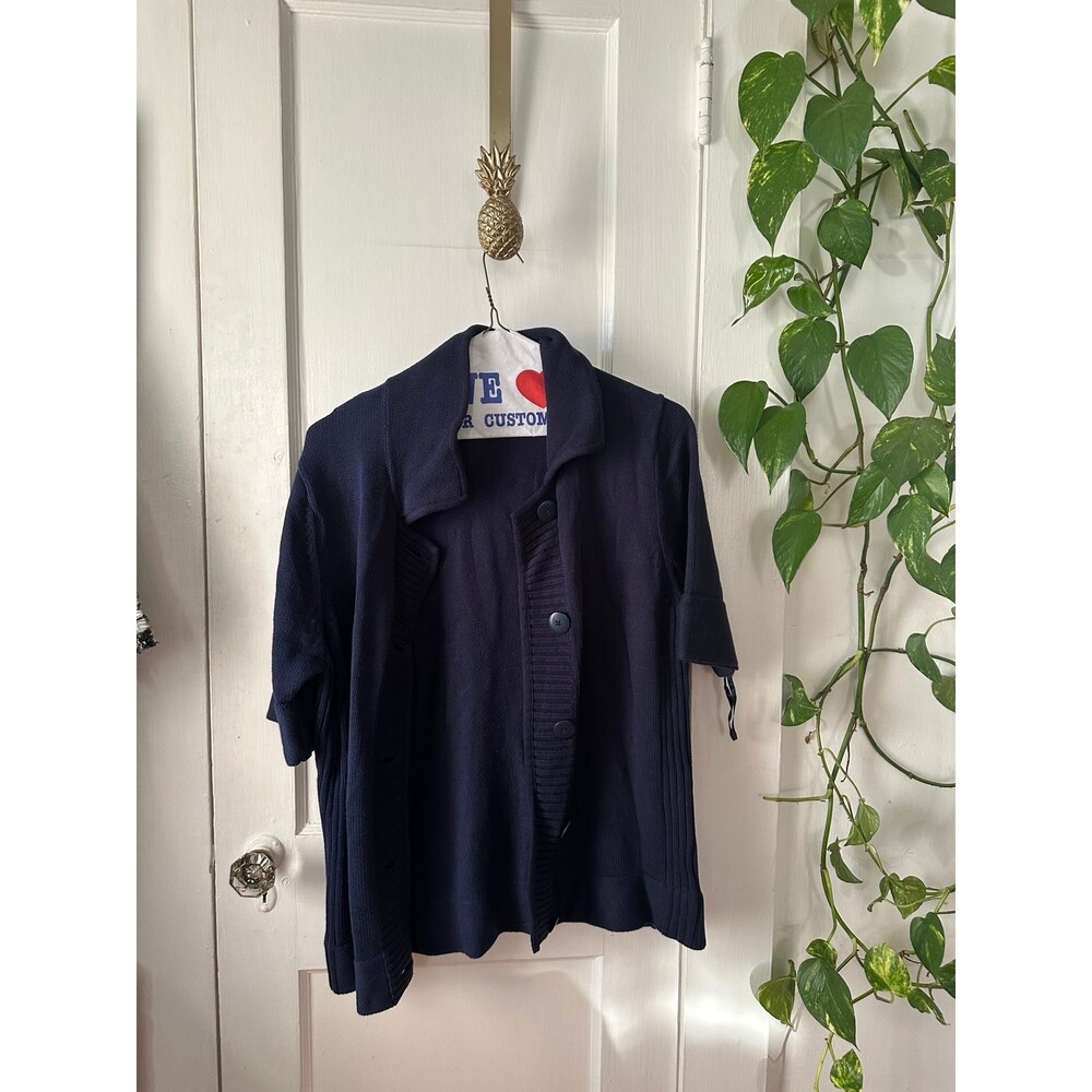 Coldwater Creek women’s size large dark blue sweater